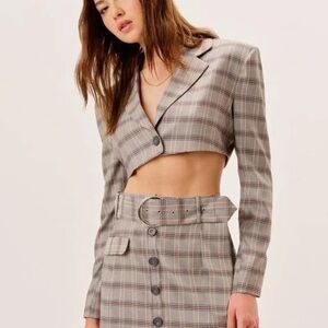 For Love and Lemons Cropped Blazer